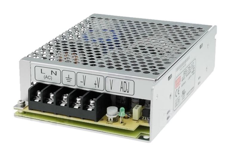 Tpegysg, 12 VDC, 6A, Mean Well RS-75-12